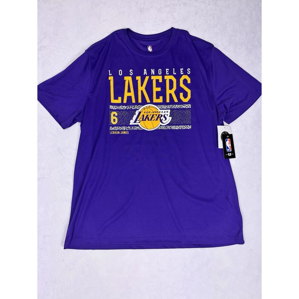 Lebron James Los Angeles Lakers #6 NBA Shooting Shirt Men's 2XL